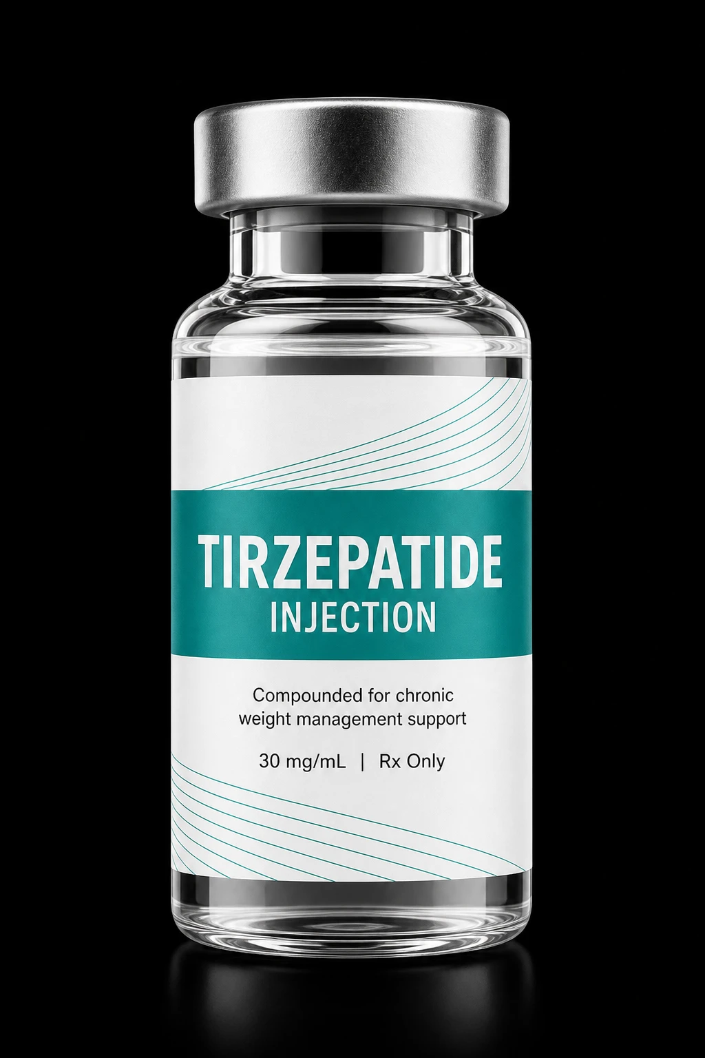 Tirzepatide injection vial